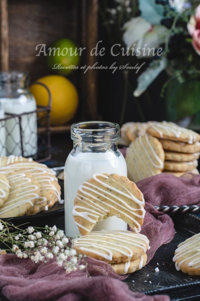 Shortbread aux graines de pavots et citron