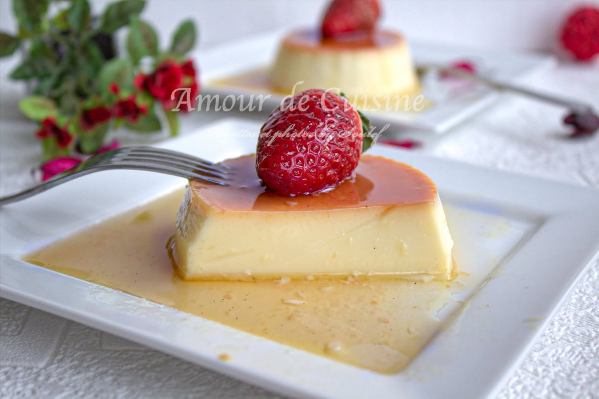 creme aux oeufs au lait concentré