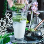 latte au thé matcha, boisson froide