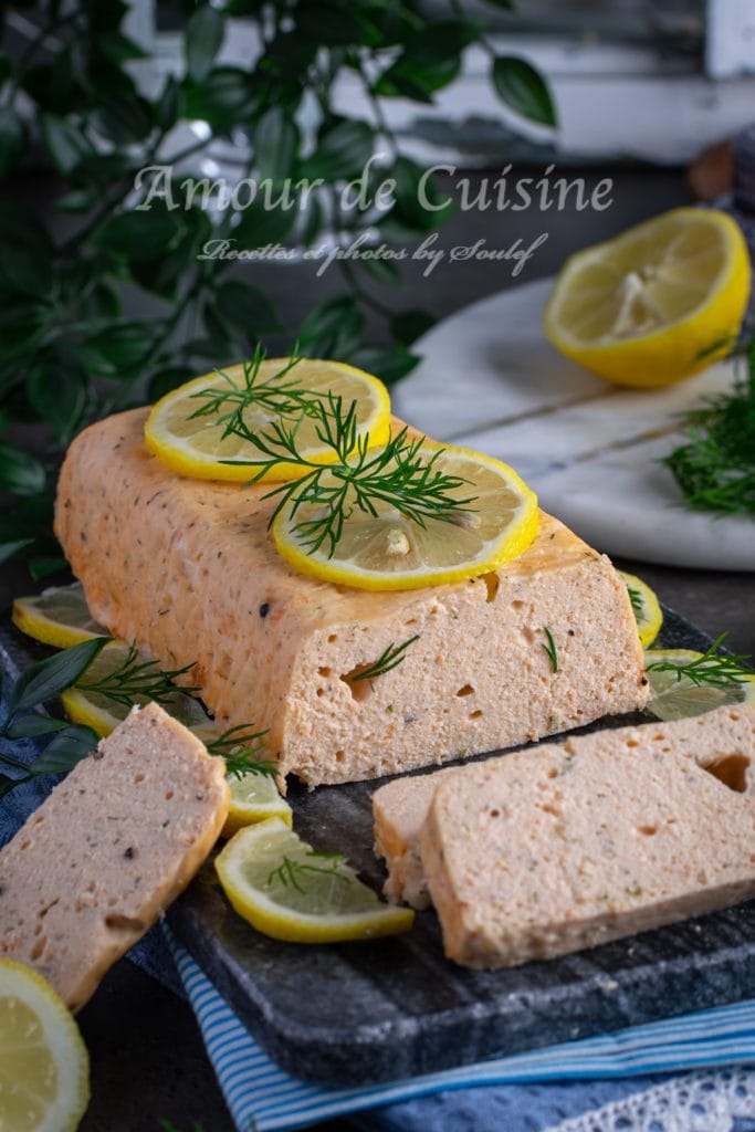 Terrine aux 2 saumons ultra rapide