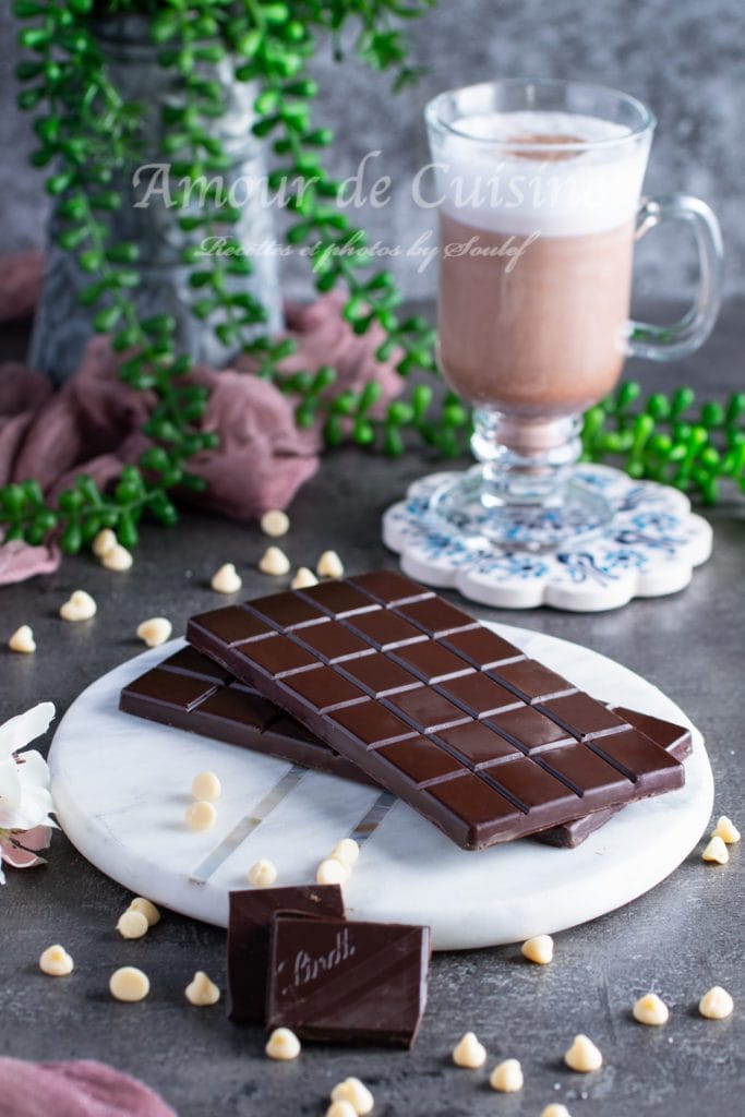 Barre de chocolat à la ganache au chocolat blanc