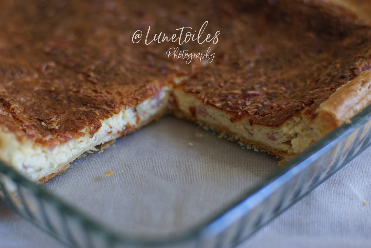 quiche lorraine aux lardons de dinde