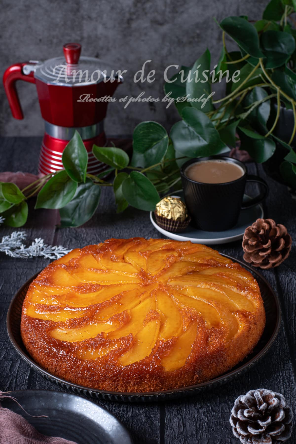 gateau fondant aux poires