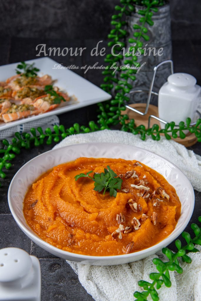 Recette de puree de patate douce