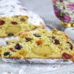 Stollen au massepain ou marzipan stollen