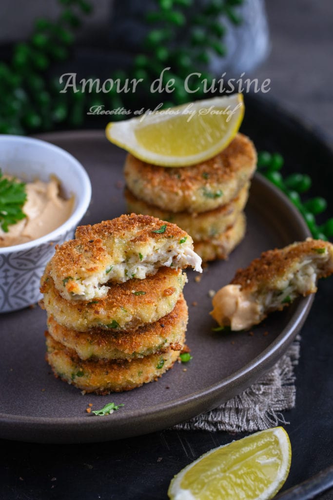 Croquettes aux restes de poulet rôti