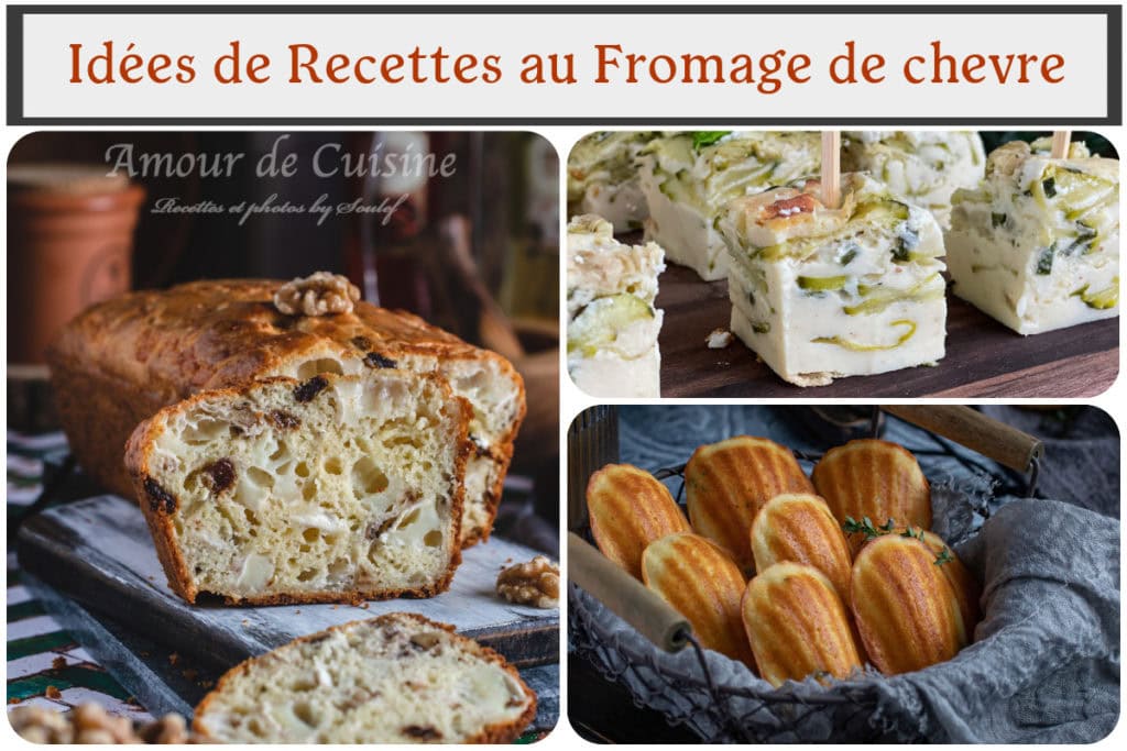 Des idées de recettes au fromage de chèvre