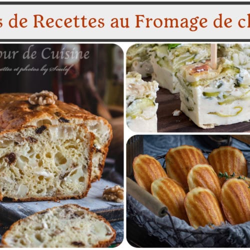 Idées de recettes au fromage de chevre