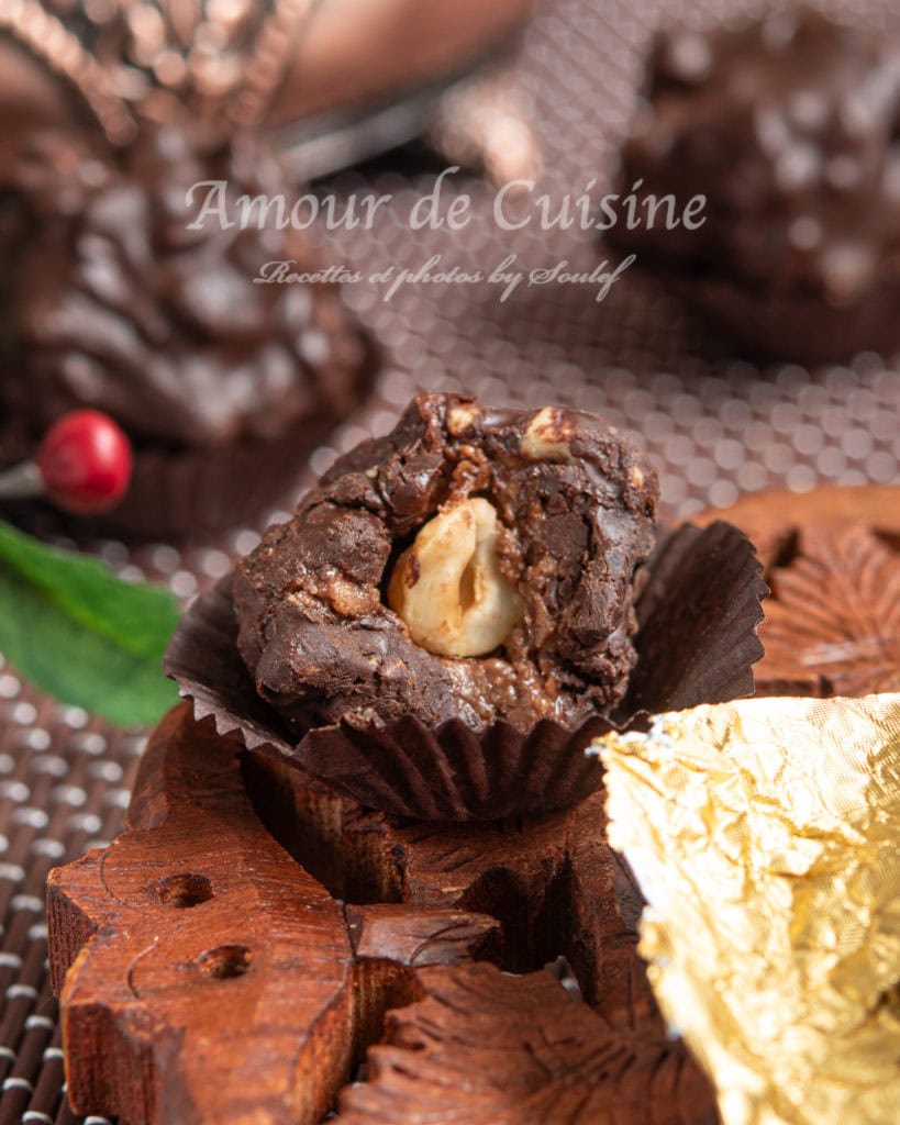 Les chocolat Ferrero Rocher maison