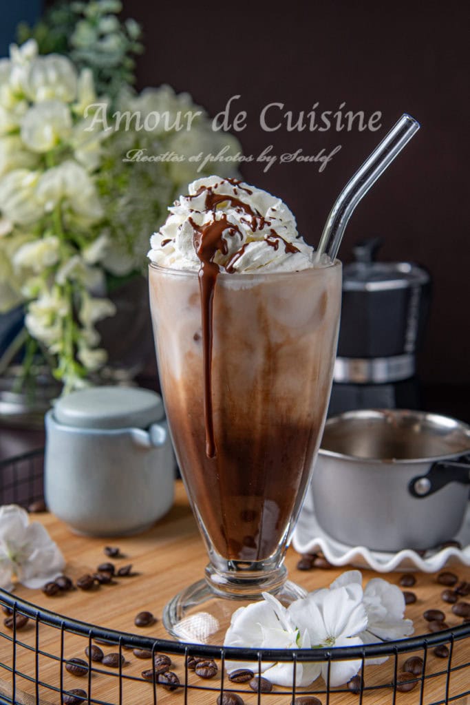 Café mocha glacé