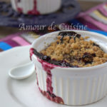 crumble aux myrtilles facile