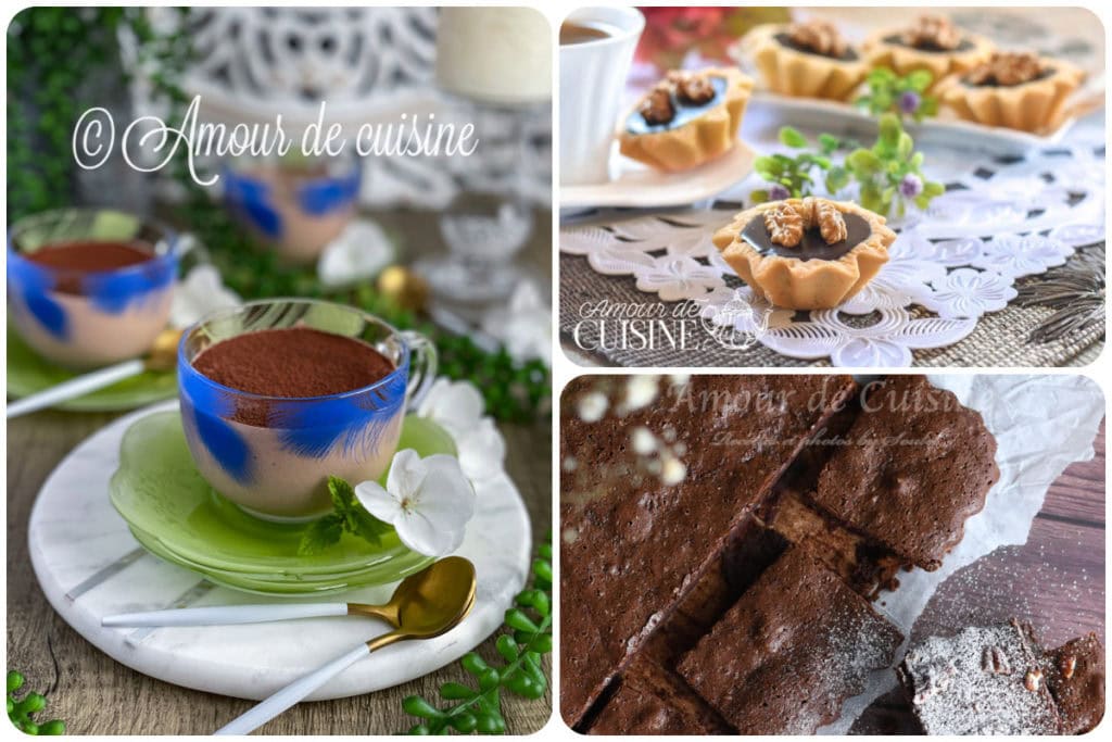 3 recettes au chocolat