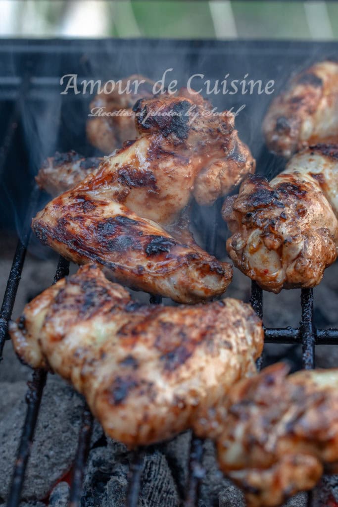 Grillades ailes de poulet BBQ