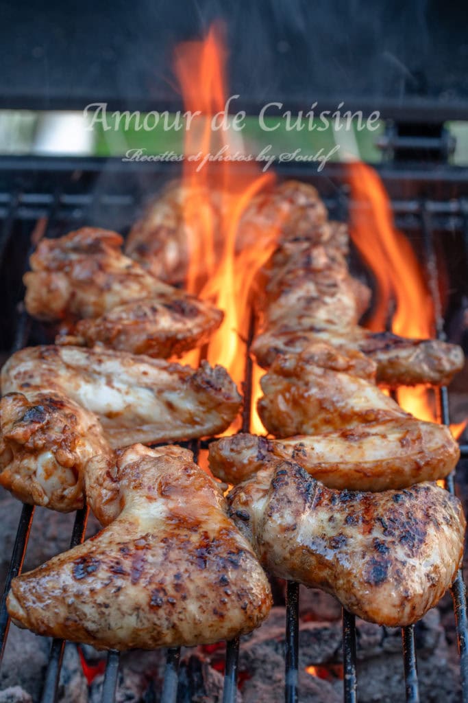 ailes de poulet grillées