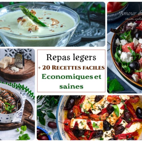 Repas legers healthy et faciles