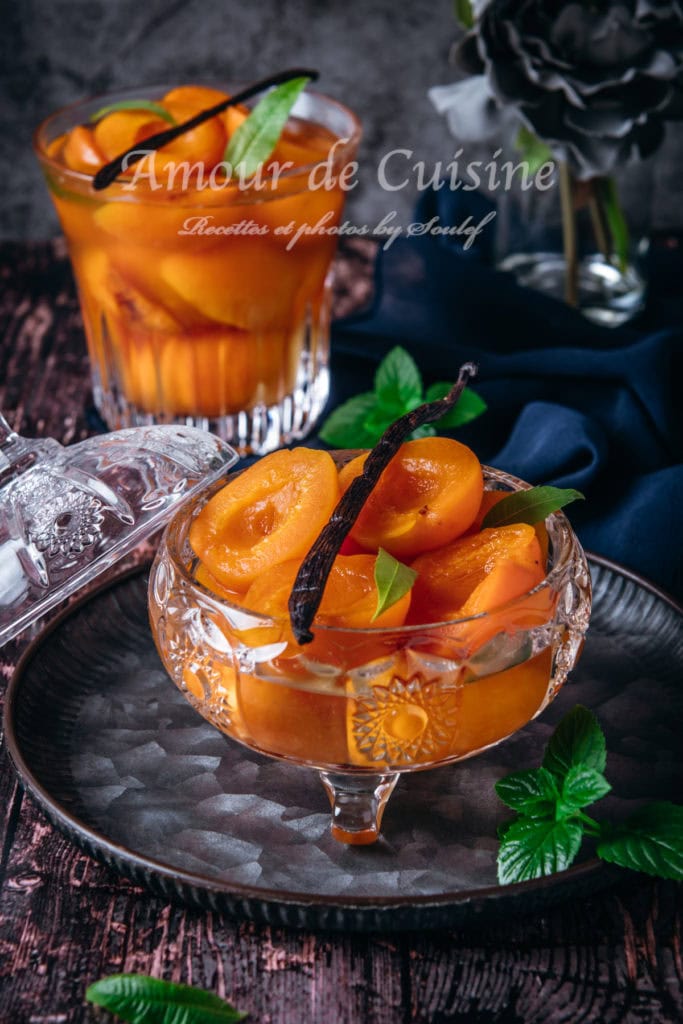 Recette abricots pochés maison