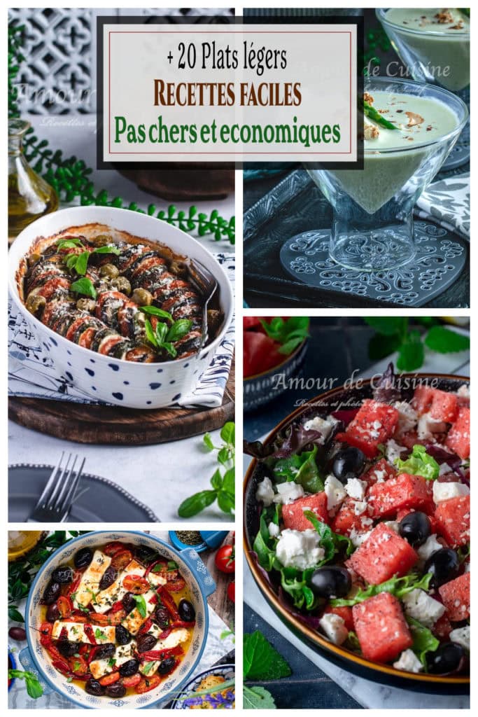 plats legers pour repas du soir