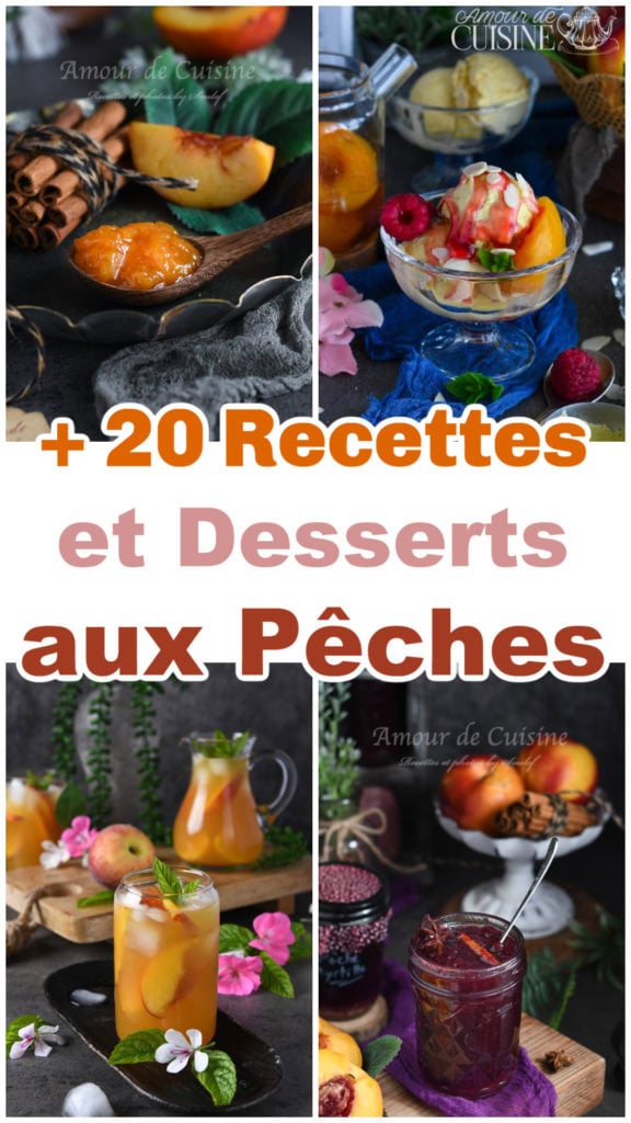 + 20 recettes et desserts aux pêches