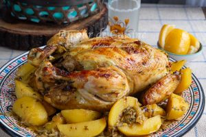 recette poulet au citron confits au four