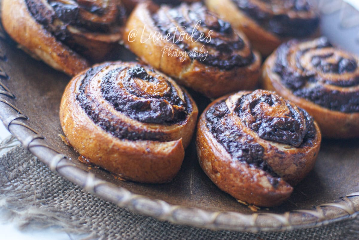 Recette des buns rolls au chocolat