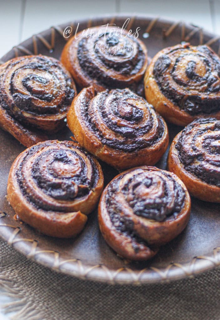 Recette des buns rolls au chocolat