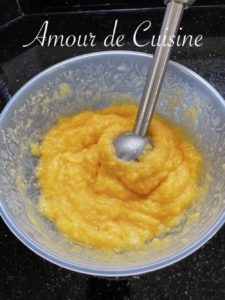 Purée d'abricots