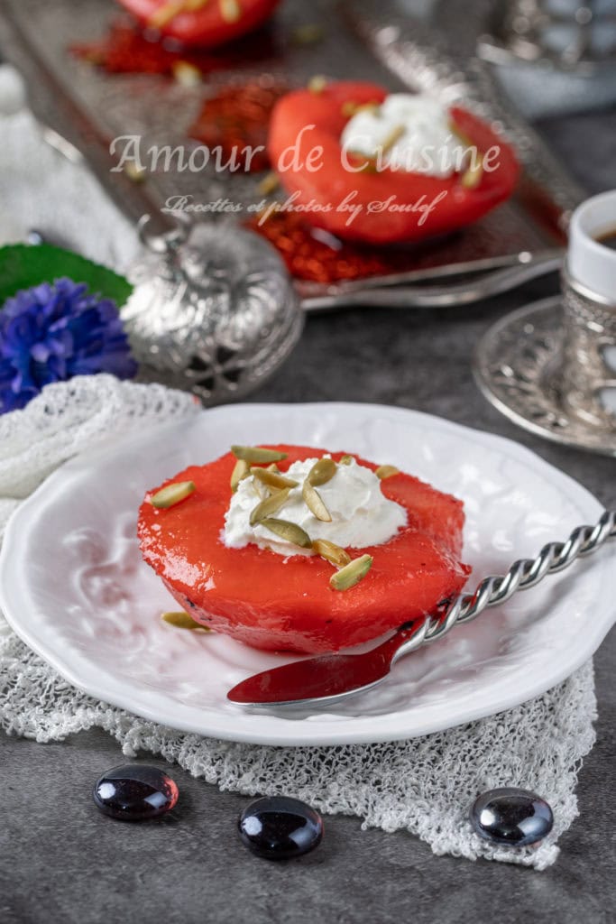 Ayva tatlisi dessert aux coings