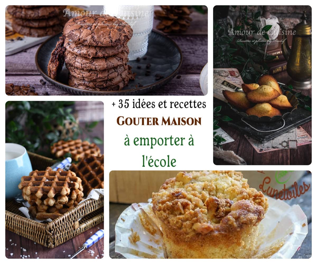 +35 Recettes de goûter maison à emporter à l’école