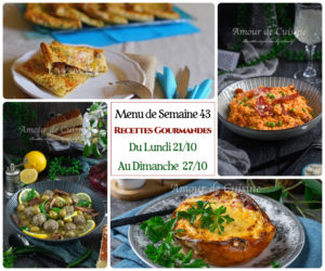 menu semaine 43