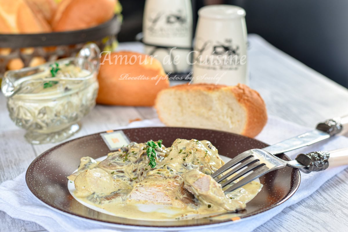 sauce forestière aux champignons