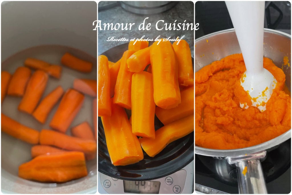 cuisson des carottes