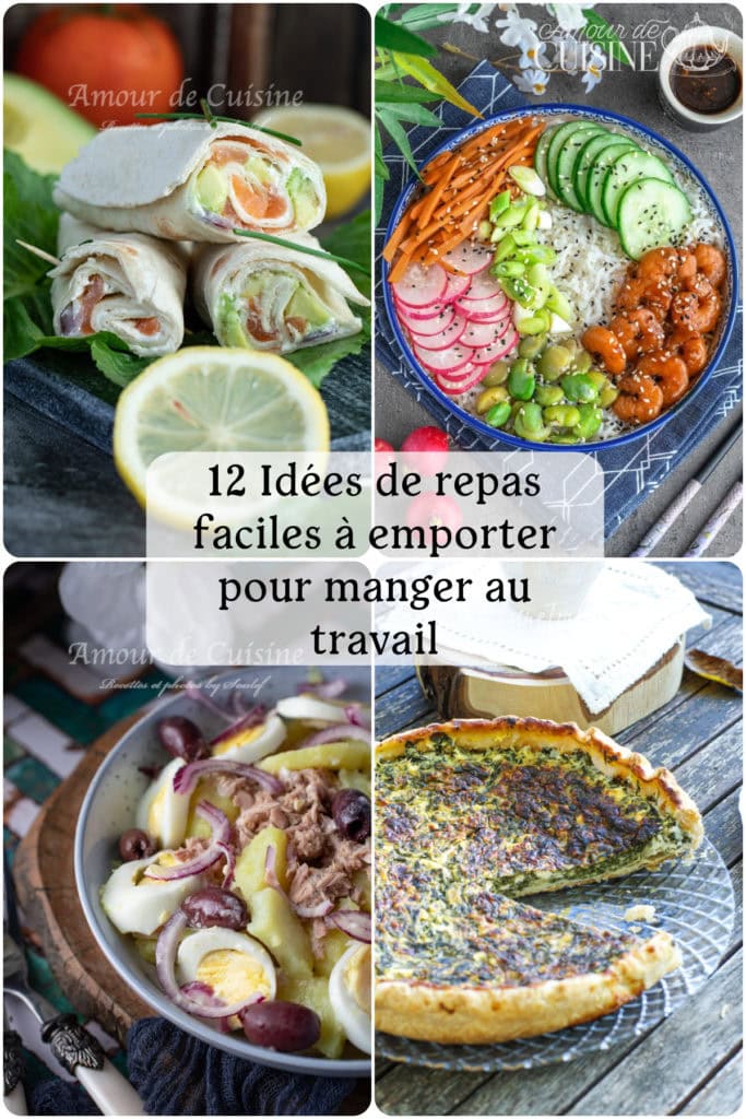 repas à emporter au travail