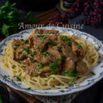 beouf stroganoff facile et rapide