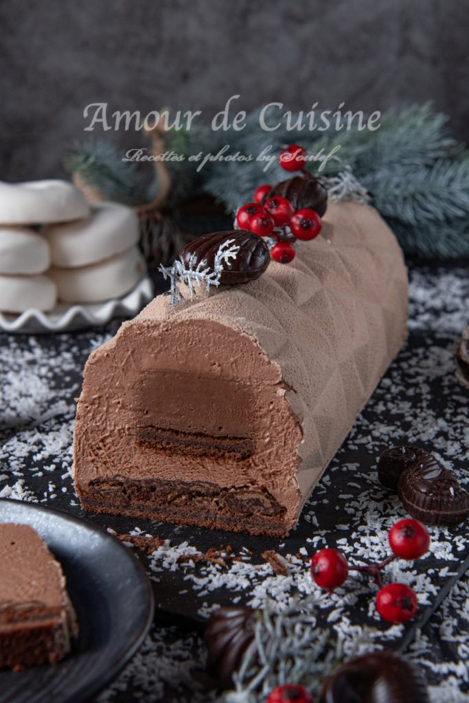 Bûche royal au chocolat