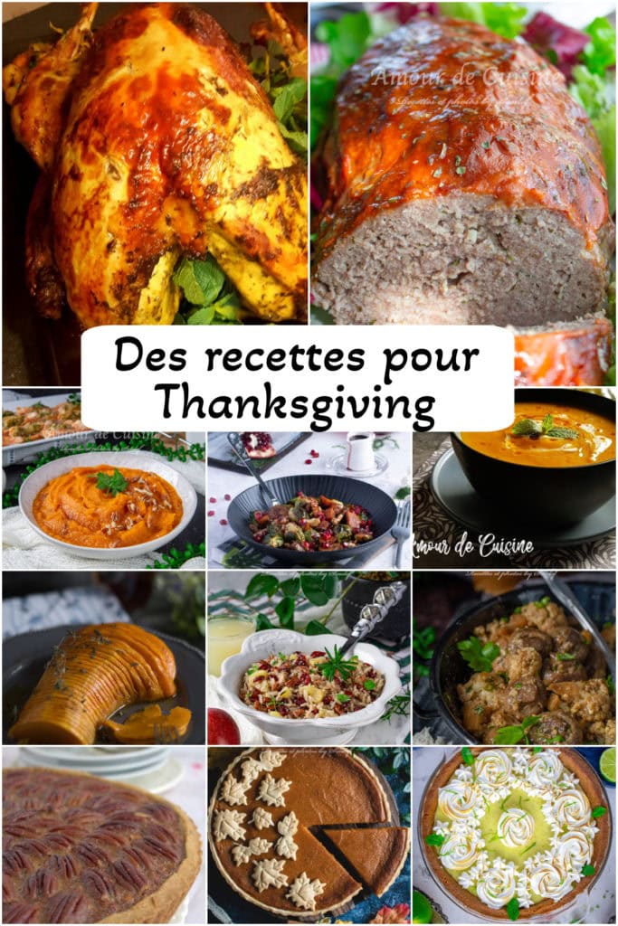 Recettes pour thanksgiving