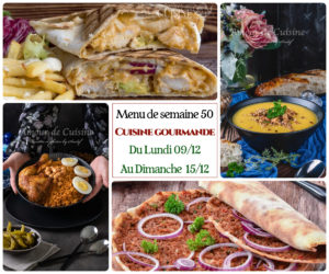 menu semaine 50