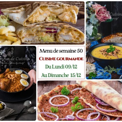 menu semaine 50