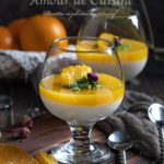 mouhalabieh à l'orange et fleur d'oranger