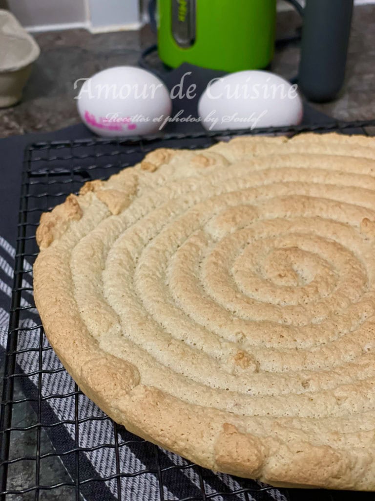 Biscuit dacquoise aux amandes