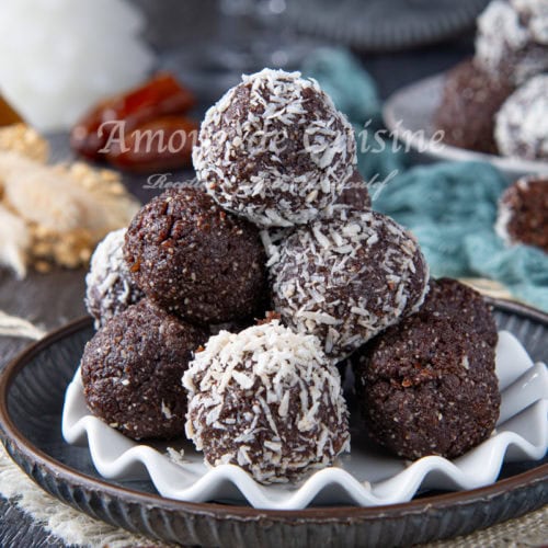 Energy balls aux dattes sans cuisson