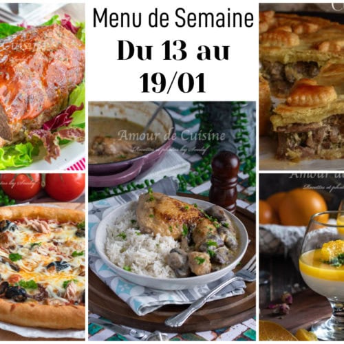 menu semaine 13 janvier