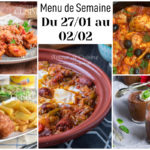 menu de la semaine 5