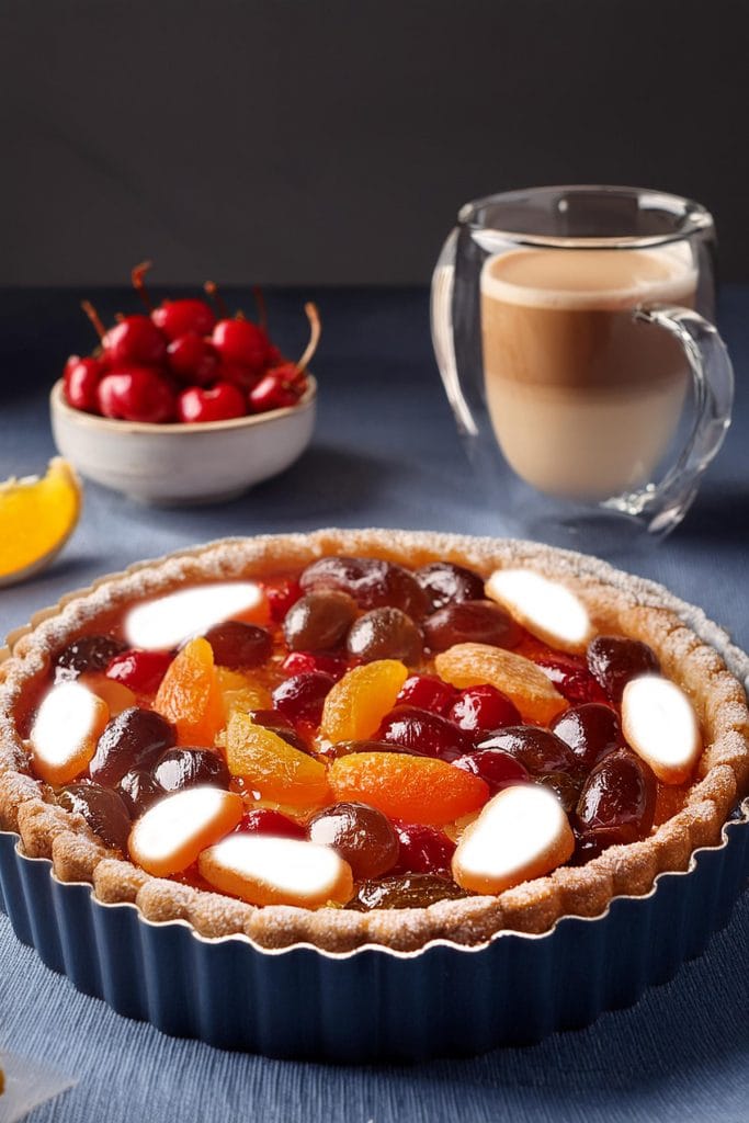 tarte aux fruits confits et calissons