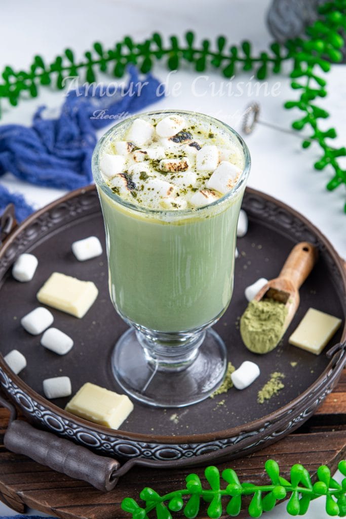 Chocolat chaud au matcha